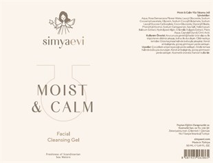 Moist&Calm Yüz Yıkama Jeli - Simya Evi - Cilt Bakımı